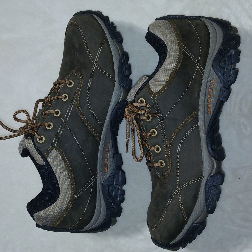 MERRELL Kangaroo Leather Waterproof Hiking Sneakers Size 14